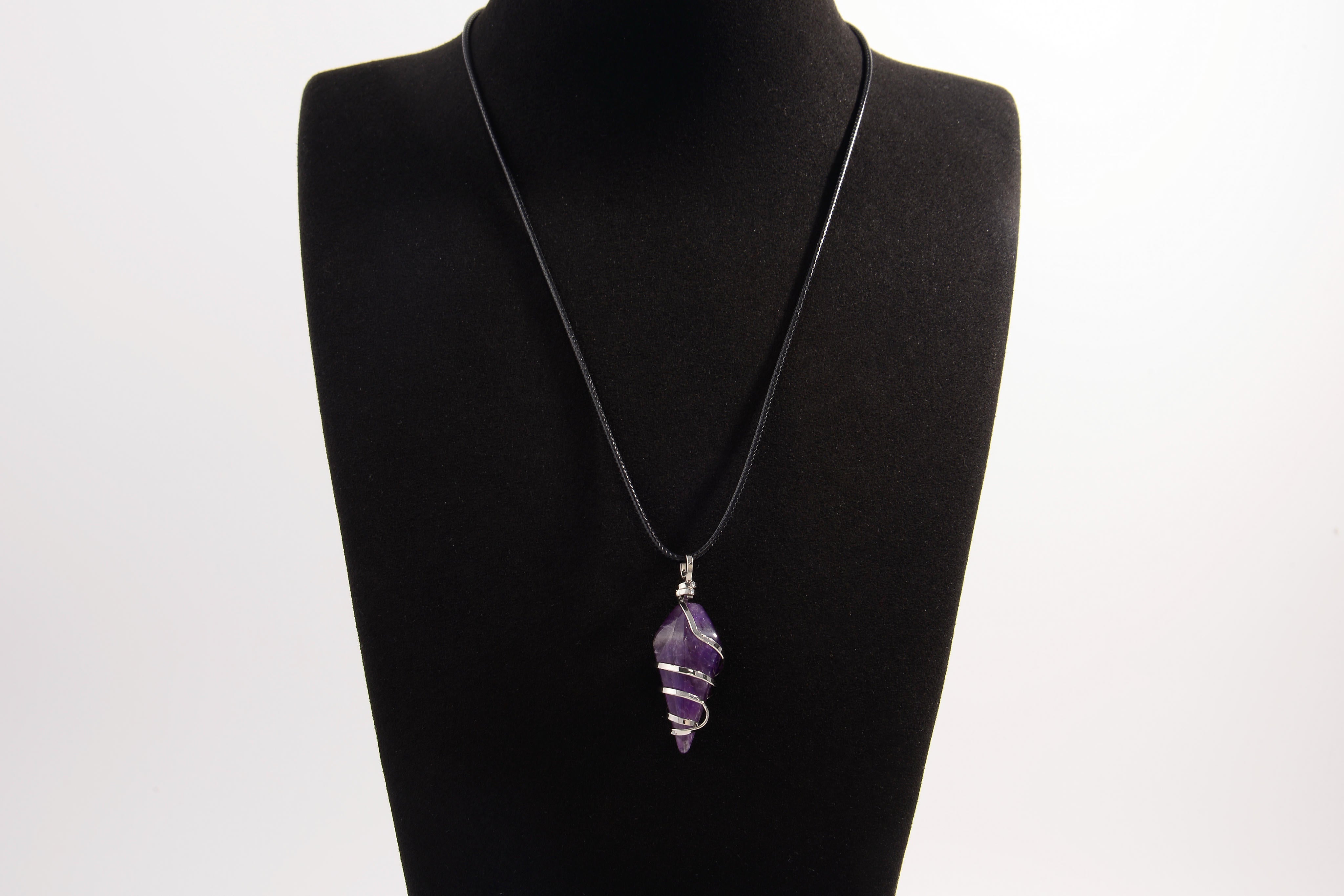 Spiral Crystal Pendants