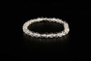 Clear quartz beaded bracelet from Raw Earth Crystals, featuring natural crystal beads for clarity, healing, and spiritual energy.