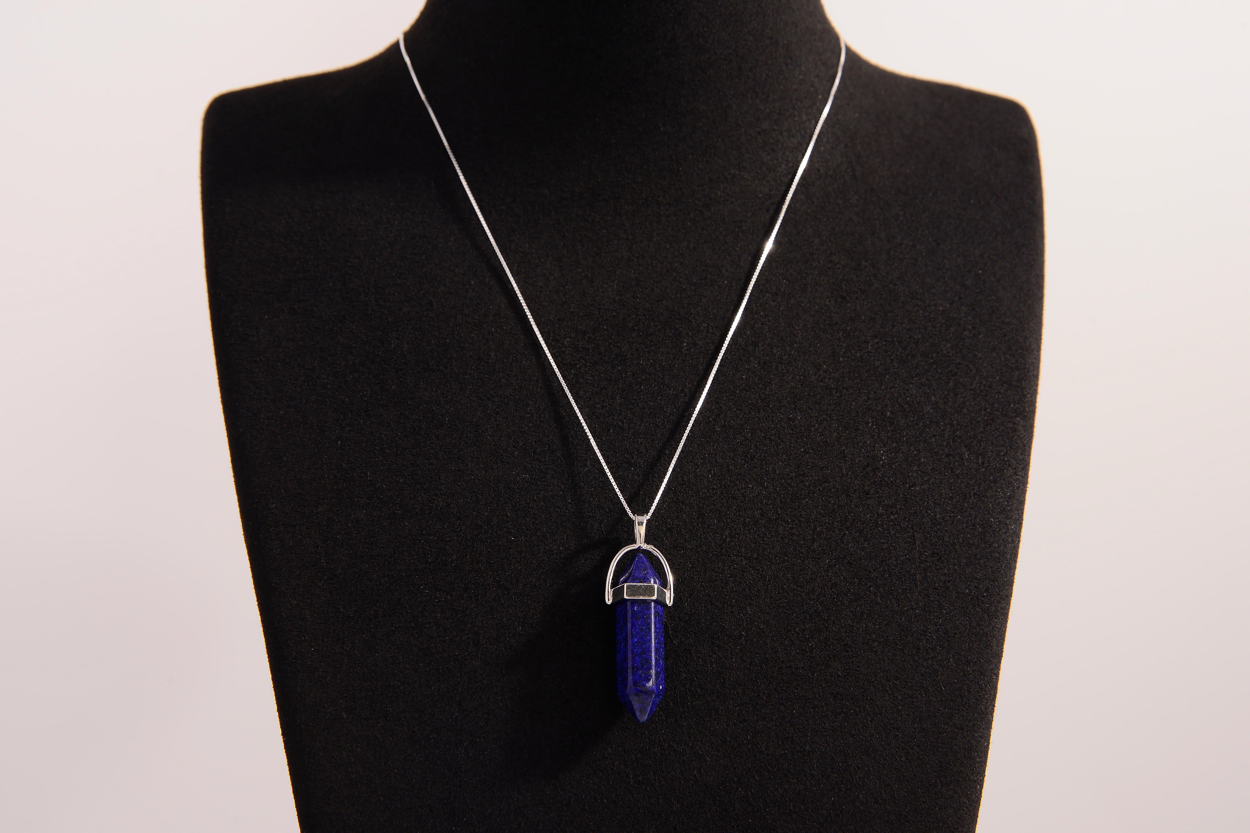 Hexagonal Bullet Crystal Pendants